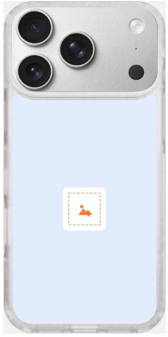 iPhone 17 Pro Max Clear Frost Custom Case